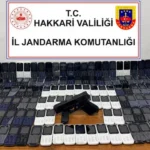 Hakkari Şemdinli’de Jandarmadan Kaçakçılık Operasyonu: 142 Telefon Yakalandı