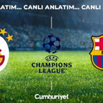 CANLI ANLATIM: Galatasaray – Barcelona | UEFA Şampiyonlar Ligi 2. Hafta Mücadelesi