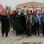Cenazeyê şehîd Ebdê Mihemed li Tirbespiyê hate veşartin