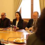 AKPM Başkanı Bayr, DEM Parti heyetiyle görüştü