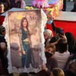 Cenazeyê şehîd Mizgîn Kurdo li Qamişloyê hat veşartin