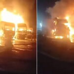 Beylikdüzü’nde TIR garajına kundaklama saldırısı: 4 TIR kullanılamaz hale geldi