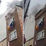 Fatih’te 3 katlı binanın terasında korkutan yangın