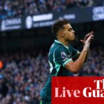Manchester City 0-1 Brighton, Coventry 3-1 Sunderland and more: clockwatch – live