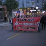 Halk TV’ye kayyım kararına Çorum’da protesto: ‘Özgür basının yanındayız!