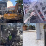 Küçükçekmece’de 7 Katlı Bina Erozyonun Sonucunda Çöktü