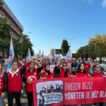 Smart işçilerinden kent merkezindeki protesto
