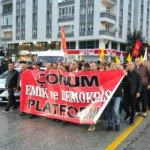 Çorum’da Halk TV’ye kayyım atanması protesto edildi
