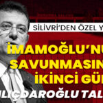 Silivri’den özel yayın | İBB davasında Ekrem İmamoğlu’nun savunmasının ikinci günü