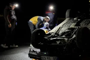 Nevşehir’de devrilen otomobilin sürücüsü hayatını kaybetti