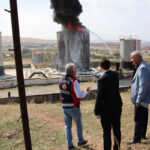 Siirt’teki TPAO Petrol Kampında Çıkan Yangın Söndürüldü
