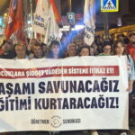 Kadıköy’de okul saldırıları protesto edildi: ‘Eğitimi kaderine terk etmeyeceğiz