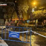 Eyüpsultan’da yağış sırasında çöken yol onarıldı