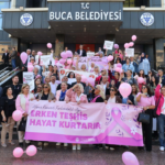 Buca’da Pembe Yürüyüş: Meme Kanseri Farkındalığı İçin Kadınlar Tek Yürek Oldu