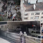 Maltepe’de 7 katlı binanın 3 katı böyle çöktü