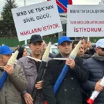 Savunma alanındaki sivil memurlardan özlük hakları eylemi: ‘Bıçak kemiği parçaladı’