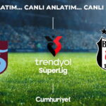 CANLI ANLATIM: Trabzonspor – Beşiktaş | Süper Lig 8. Hafta Mücadelesi