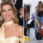 Eski Victoria’s Secret meleği Gisele Bündchen koltuk değnekleriyle görüntülendi