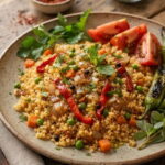Lokanta Usulü Tane Tane ve Kokulu Sebzeli Bulgur Pilavı Tarifi