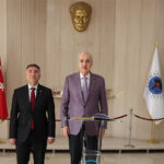 TBMM BAŞKANI KURTULMUŞ, BATMAN ÜNİVERSİTESİ REKTÖRLÜĞÜNÜ ZİYARET ETTİ