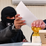 Kesê ku li Germiyan nivîsên DAIŞ’ê belav dikir, hate girtin