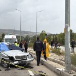 Burdur’da bariyere çarpan otomobil devrildi: 1 can kaybı, 4 yaralı