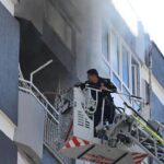 Antalya’da apartman dairesinde yangın