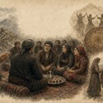 Têkiliya dengbêjiyê bi adet, merasim û mekanên civakî re