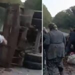 Düzce’de traktör römorku devrildi: 11 kişi yaralandı