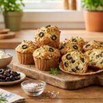 Tek kapta hazırlanan pratik lezzet: Peynirli ve zeytinli tuzlu muffin tarifi…