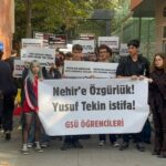 GSÜ Öğrencilerinden Tutuklanan Arkadaşlarına Destek: O Pankart Kampüse Asıldı