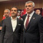 İnan Güney’den Mehmet Ali Yüksel’e tebrik ziyareti