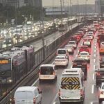 İstanbul’da akşam saati trafiği: Yoğunluk yüzde 89’a çıktı