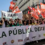 Madrid’de Eğitim Grevi, Öğrencilerin Protestoları Dağını